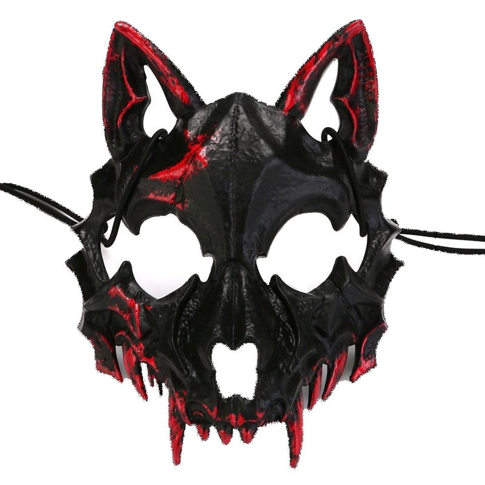Zac's Alter Ego - Bloody Werewolf Skull Masque - Noir